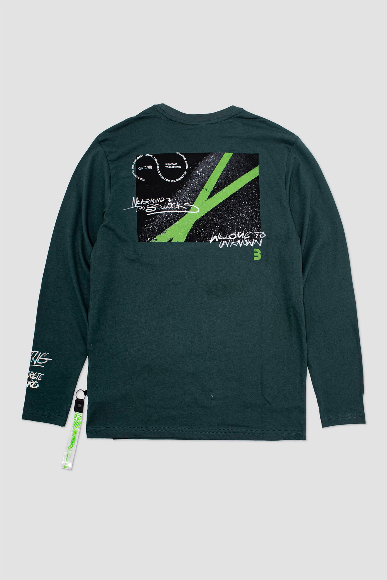 Polo M/L Block Basic Verde Botella