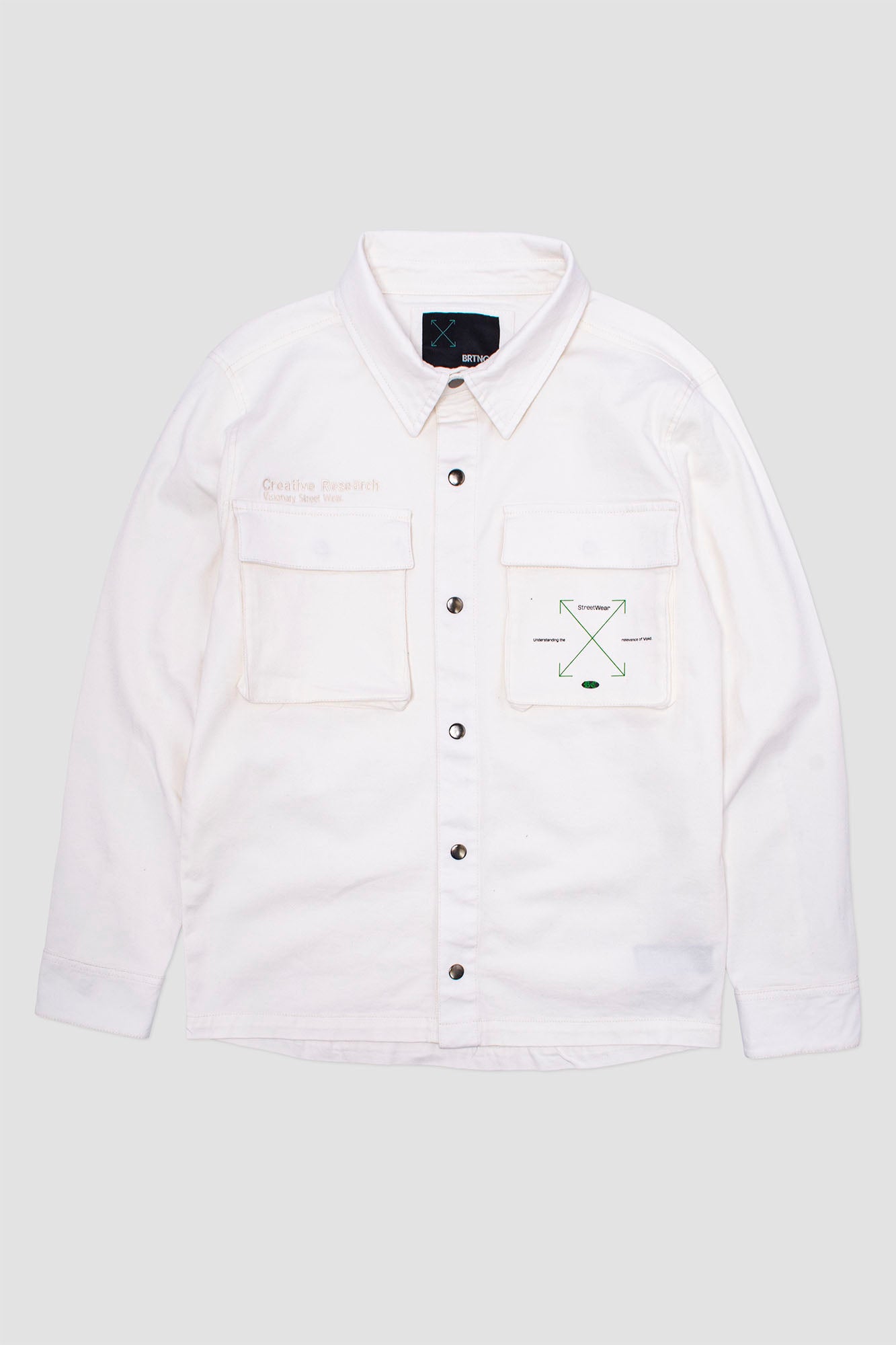 Camisa M/Larga Flanels Hueso