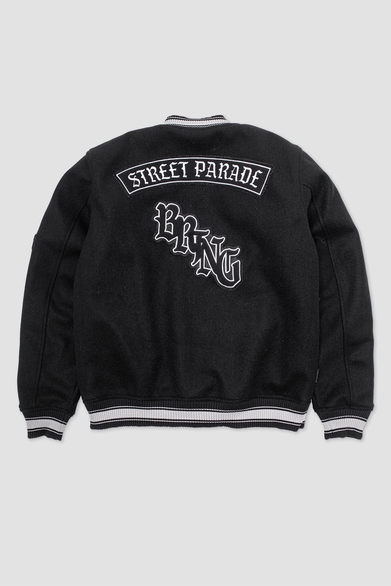 Casaca Varsity Mandra Negro