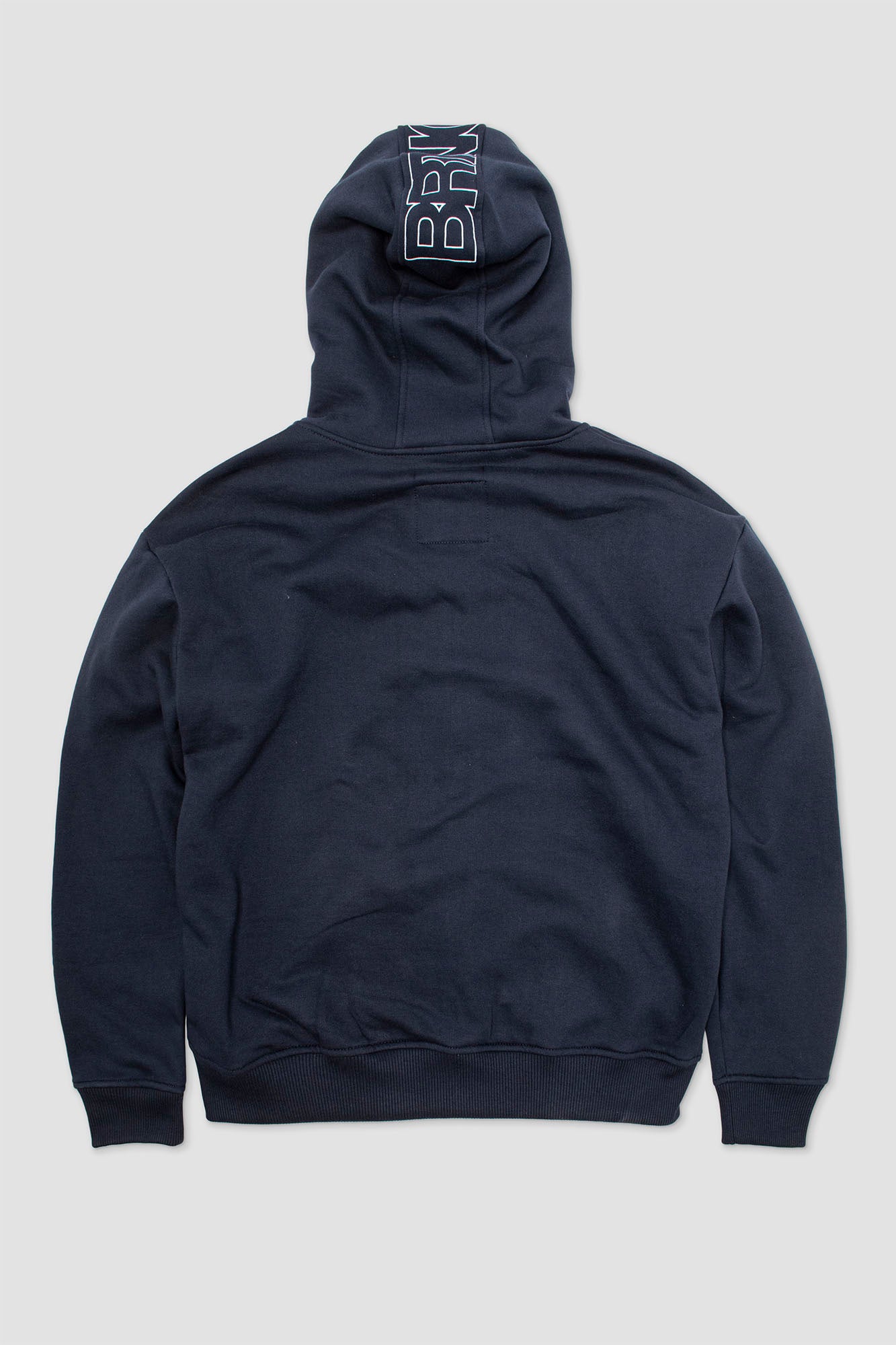 Polera Fleece Extended Azul Oscuro