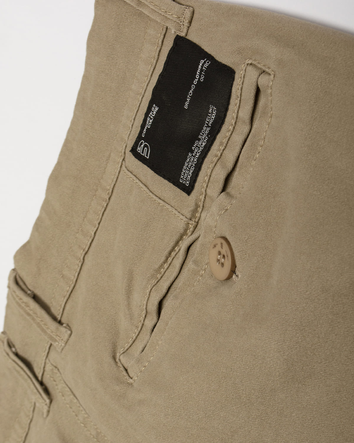 Short Drill Hudson Beige - Briatong