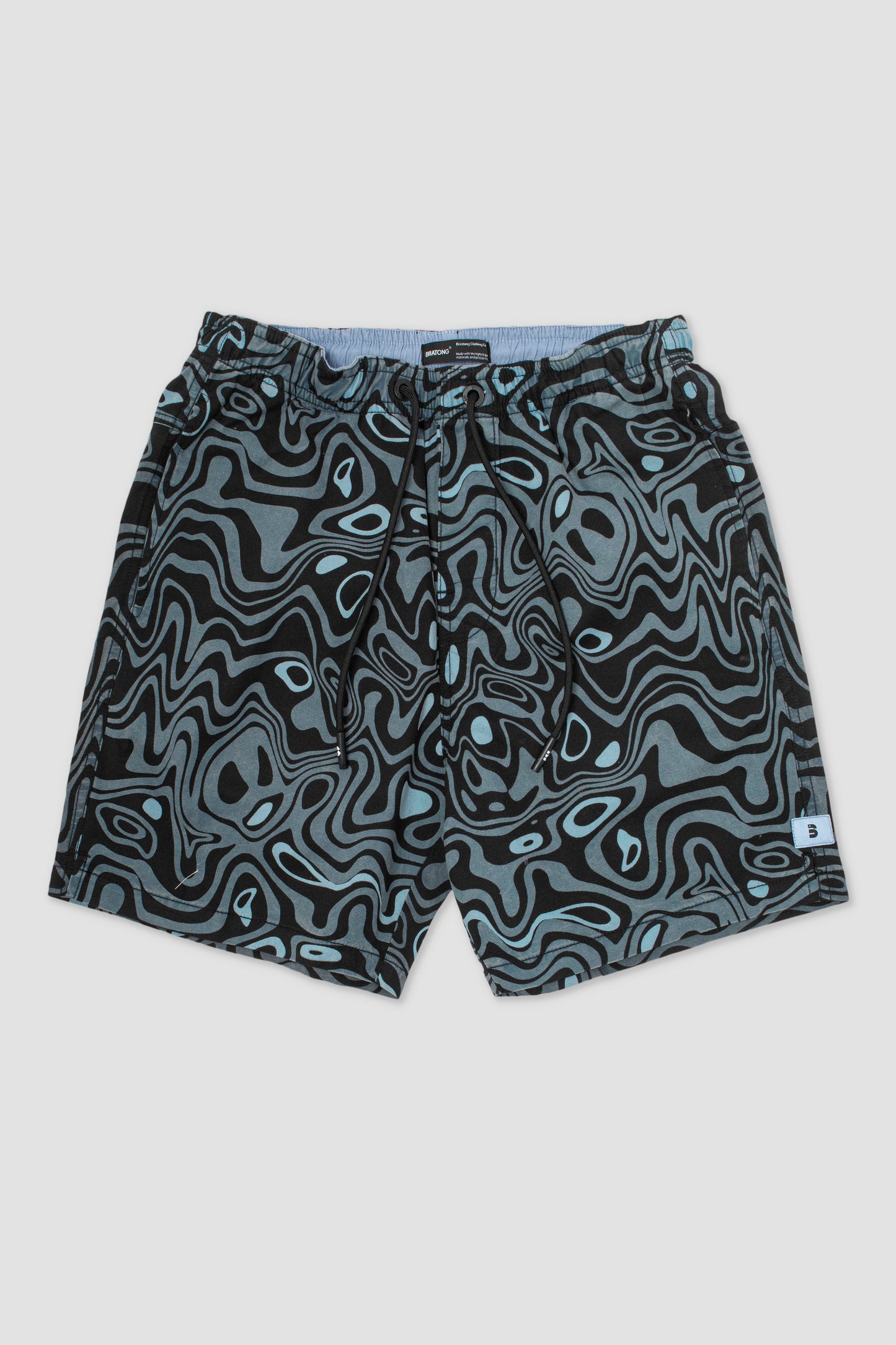Short Corto Ribbon Negro Cobertura