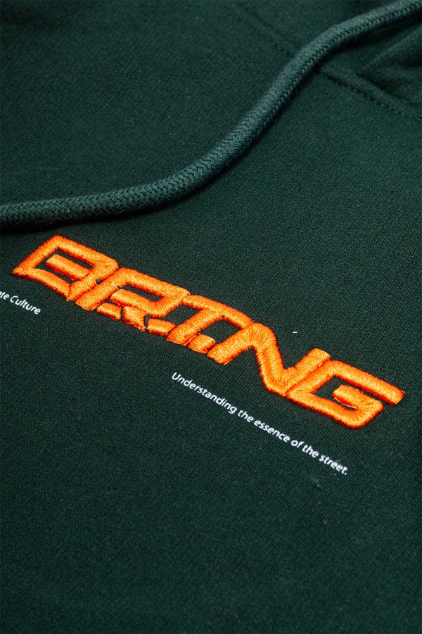 Polera Hoodies Antena Verde Botella