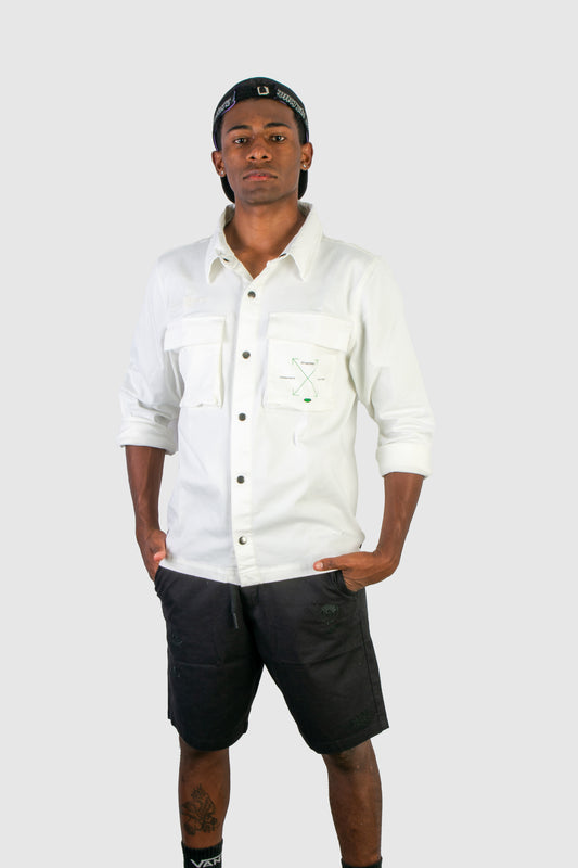 Camisa M/Larga Flanels Hueso