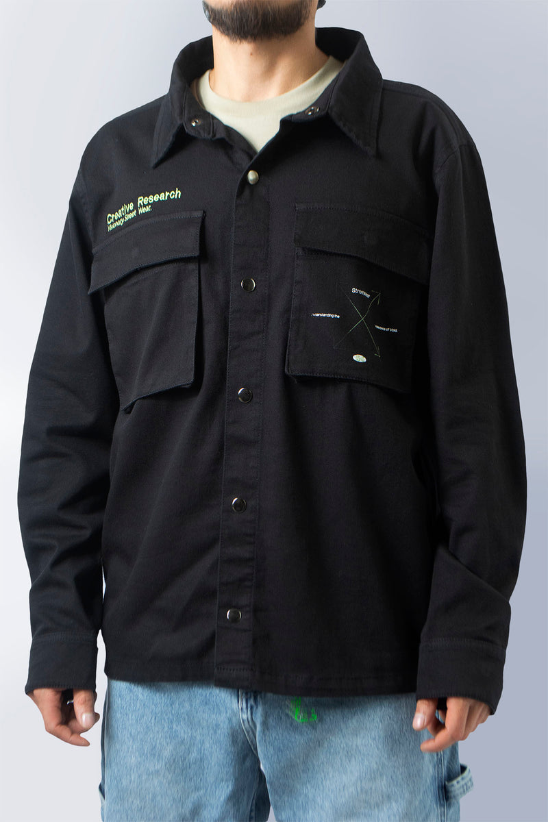 CAMISA M/LARGA FLANELS NEGRO