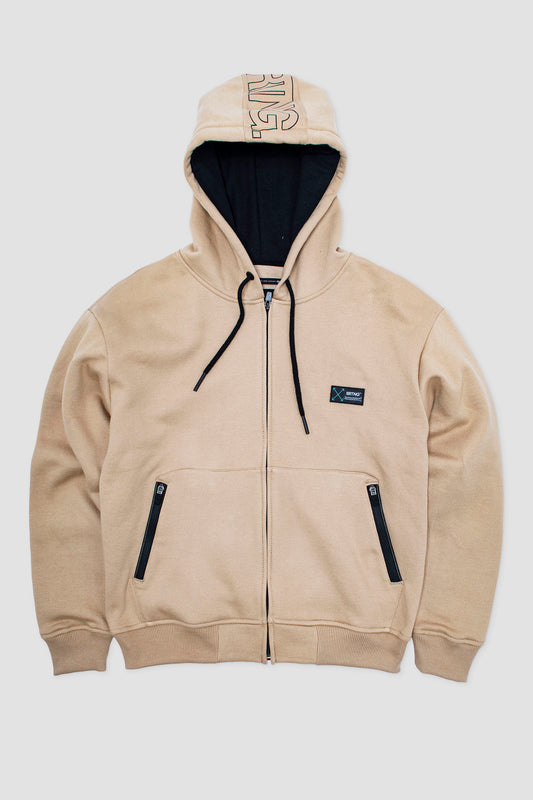 Polera Fleece Extended Beige