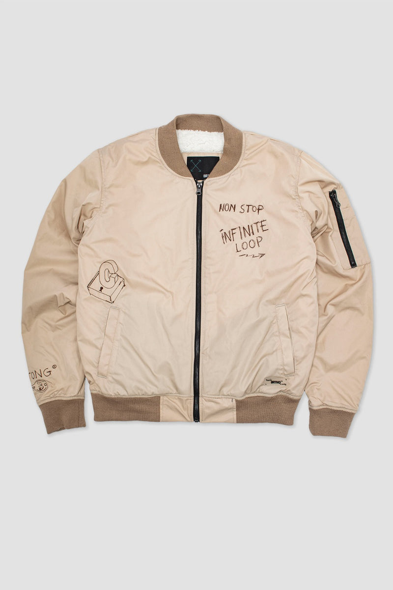 Casaca Bomber Monti Beige