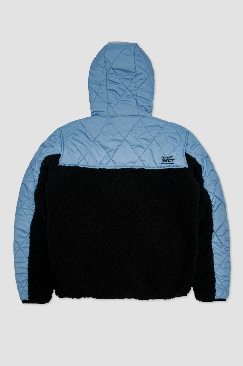 POLERA VARSITY CINEMA ACERO NEGRO