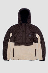 POLERA VARSITY CINEMA MARRON BEIGE