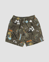 Short Sublimado Atlantic 22 Verde militar