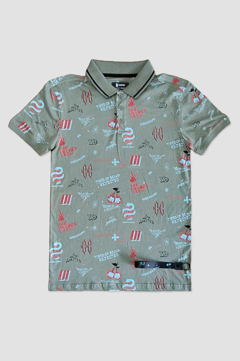 Polo Camisero Member Crew Verde Militar