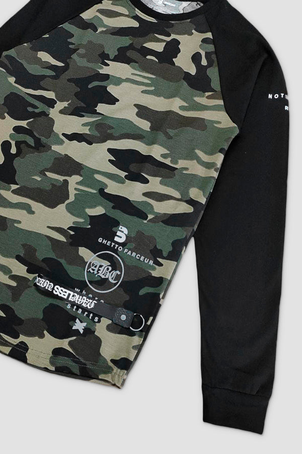 Polo M/L Broken Camuflado