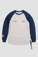 Polo M/L Essential Destruction Melange Azul