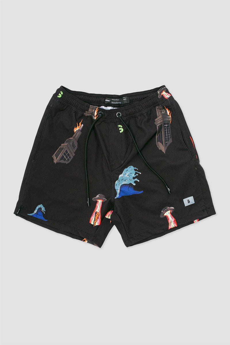 Short Convertible Rainer Negro Alien