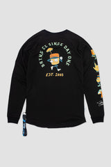 Polo M/L Essential Botanic Negro