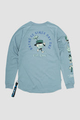 Polo M/L Essential Botanic Celeste