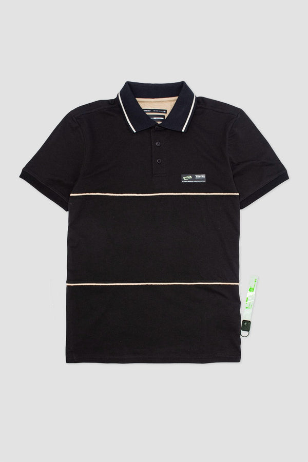 Polo Camisero Woven Negro